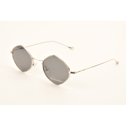 POLOmoon 302 GÜMÜŞ Unisex Retro Organik Metal Polarize Güneş Gözlüğü