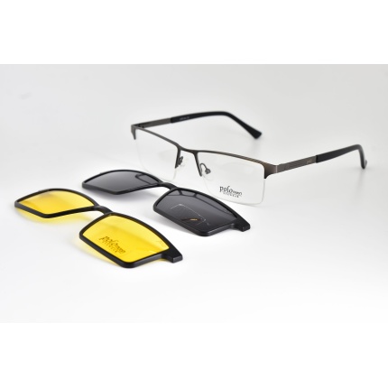 POLOmoon 3023 C1 Modern Klipsli Gözlük Çerçevesi