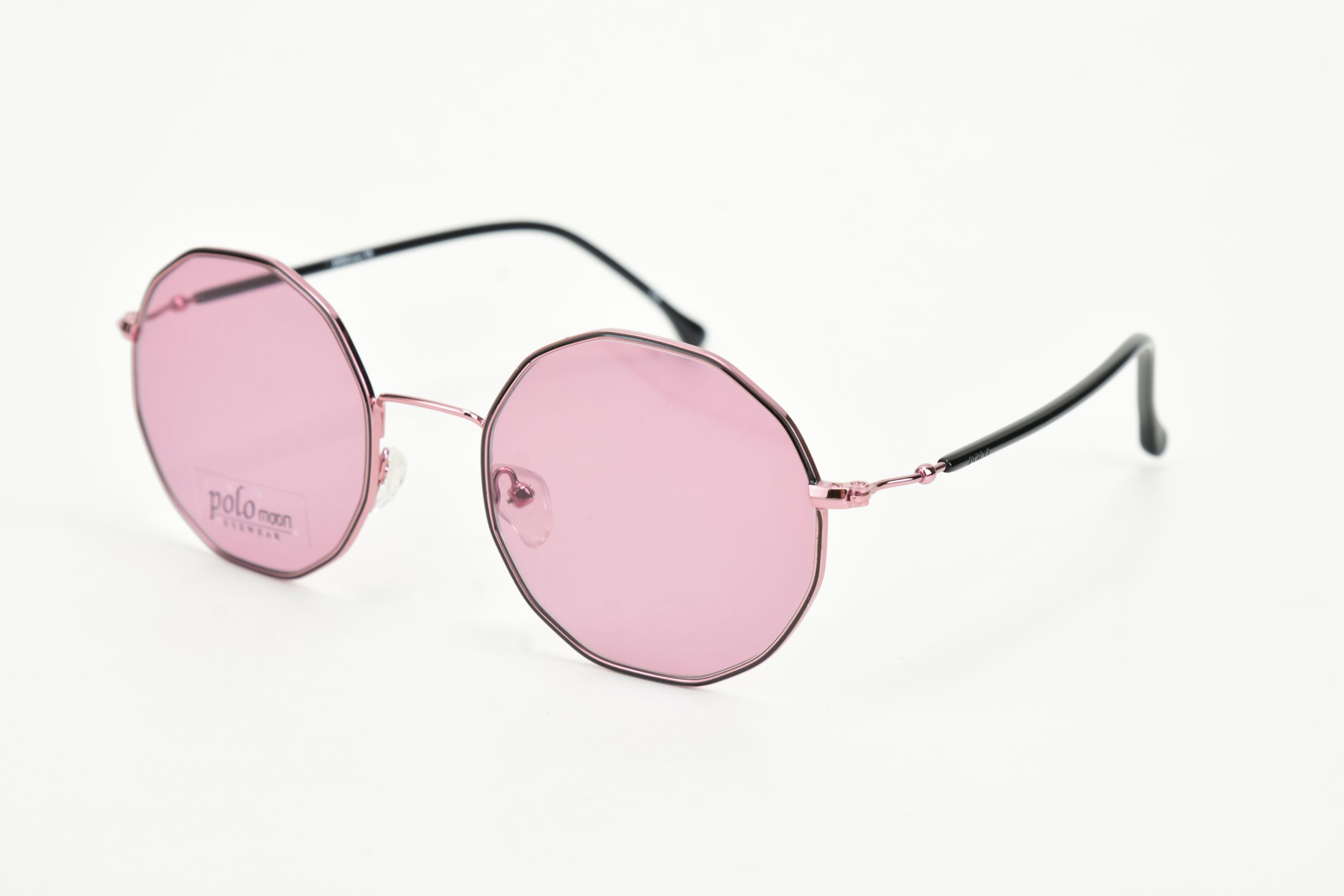 POLOmoon-1355-53-19-140-C6-Metal-CR39-FLAT-PEMBE-Modern-Tarz-Bayan-Gunes-Gozlugu-scaled