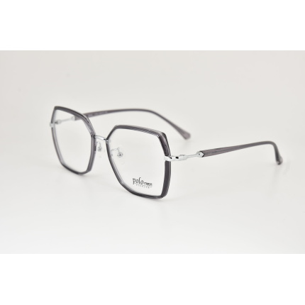 POLOmoon 3018  C10-1  54 17 143 METAL ASETAT ÖZEL TASARIM GÖZLÜK ÇERÇEVESİ