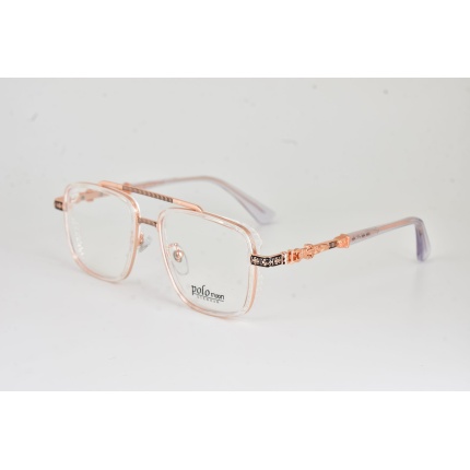 POLOmoon M2261  C10 METAL ASETAT ŞIK DİZAYN GÖZLÜK ÇERÇEVESİ  53-20-148