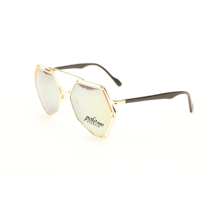 POLOmoon SL010 COL5 Metal Retro Çerçeve Polarize Cam Güneş Gözlüğü