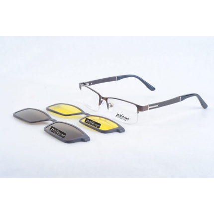 POLOmoon ST1425 C4 55-17-145 Nilör Metal Gözlük Çerçevesi