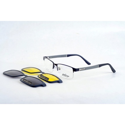 POLOmoon ST1425 C6 55-17-145 Nilör Metal Gözlük Çerçevesi